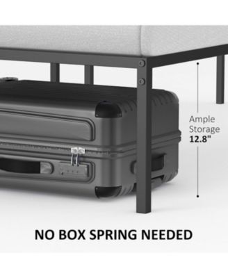 14 Inch Twin Bed Frame No Box Spring Needed, Heavy Duty Metal Platform Bed Frame Twin Size for Bedroom Easy Assembly, Noise Free, Black, Tiwn