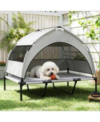 Elevated Portable Dog Cot for Outdoor