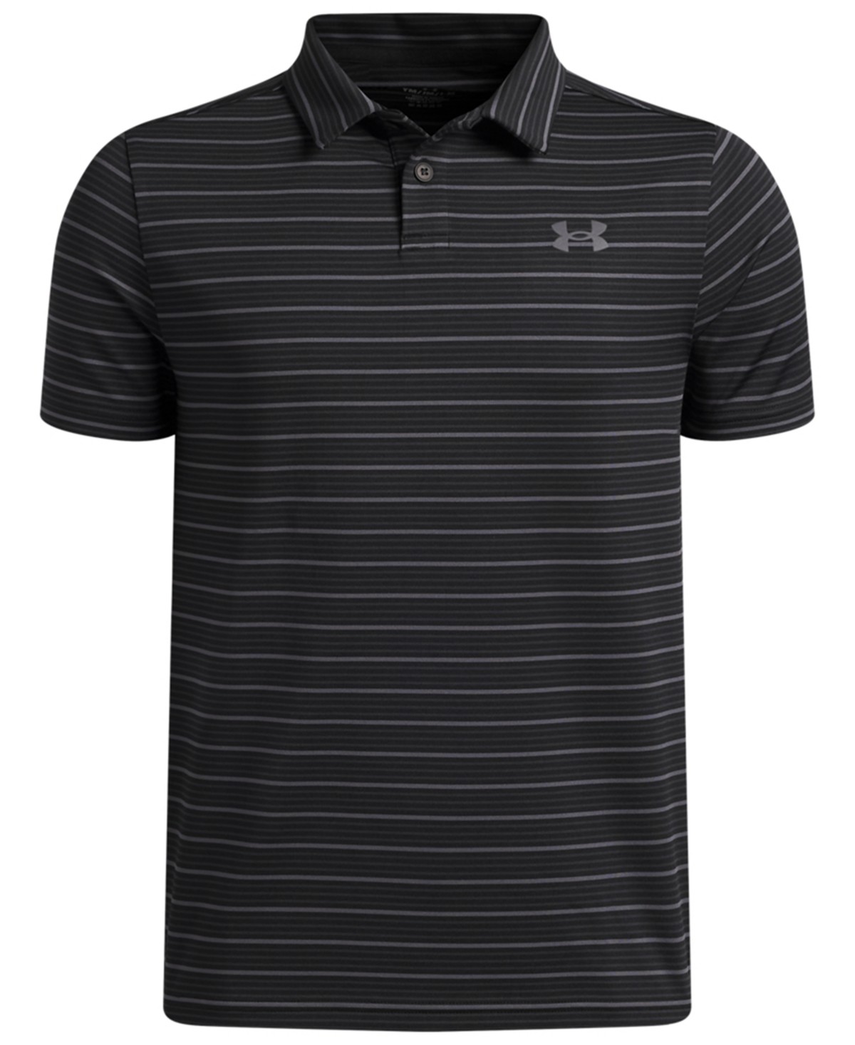 Детские Under Armour Boys' 6-18 Matchplay Stripe Polo Shirt — фото 1