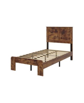 Streamdale Twin Wood Platform Bed Frame - Storage, Easy Assembly
