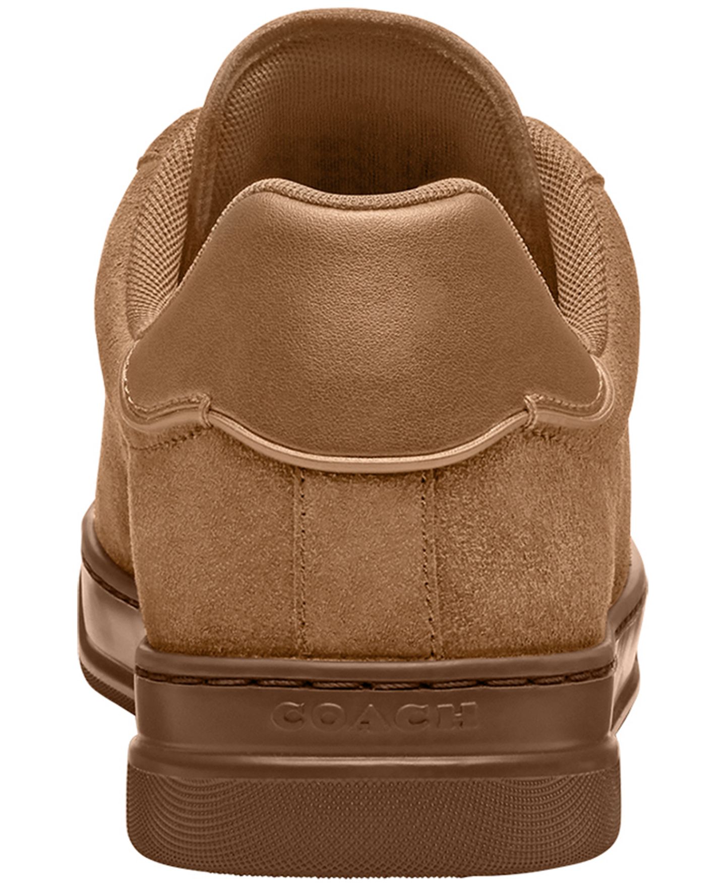 Женские кроссовки COACH High Line Lace-Up, цвет: Кокосовый замшевый — фото 3