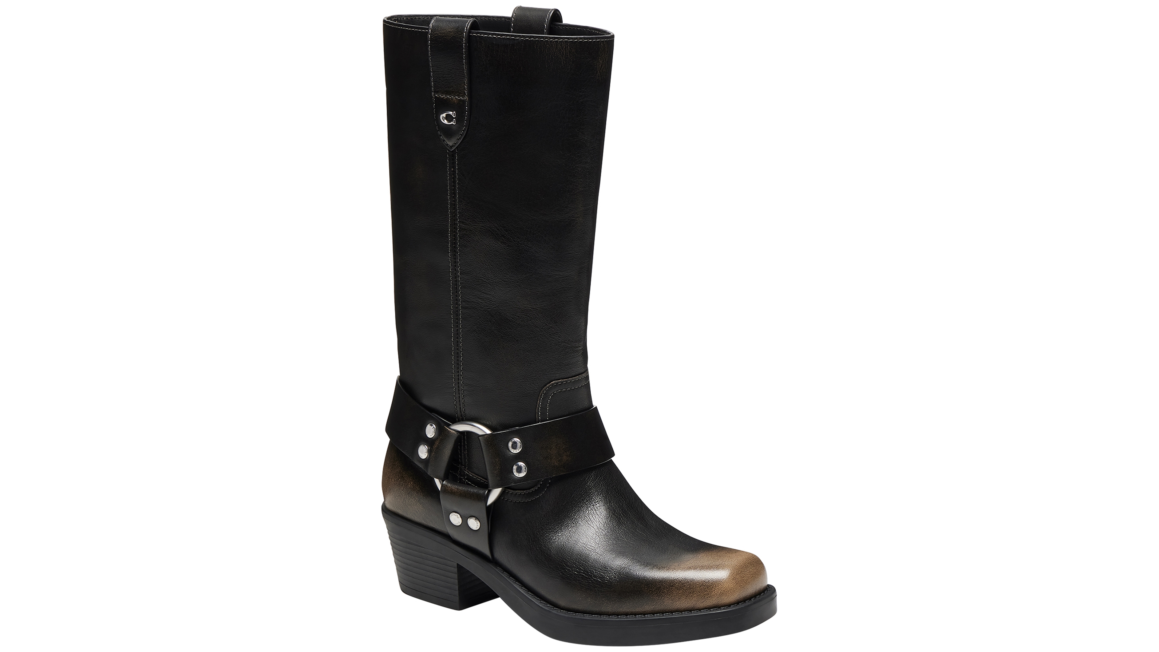 Coach Women's Harness Loved Leather Pull-On Boots