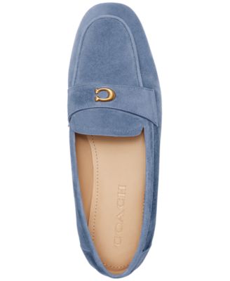 Women's Sculpted C Suede Slip-On Loafers