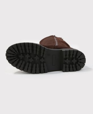 Women's Beverly Microfiber Suede Lug Sole Boots