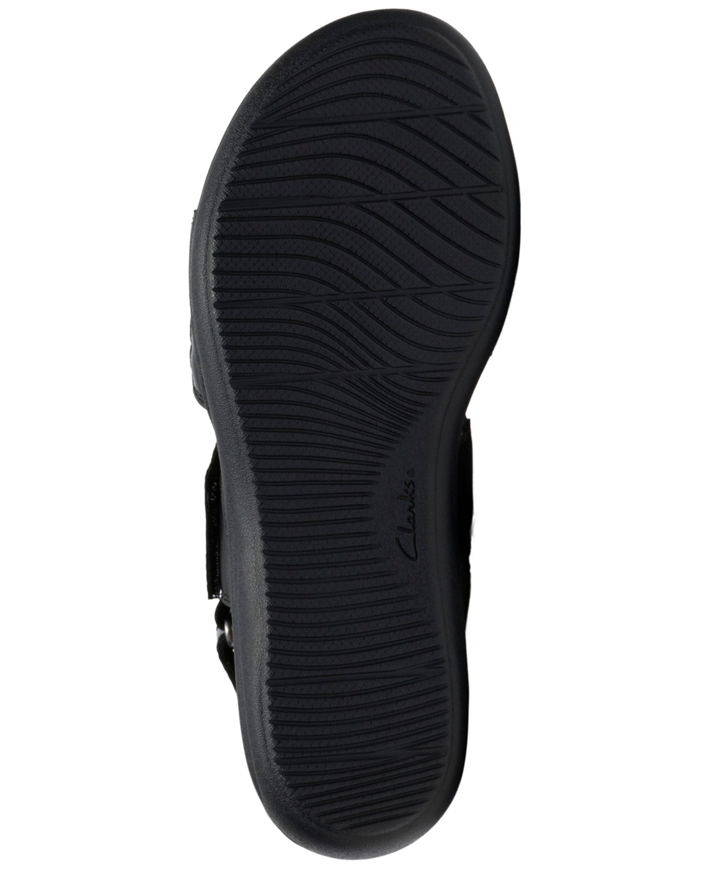 Женские сандалии Clarks Collection Laurieann Lily Round Toe, цвет: Чёрный кожаный — фото 5