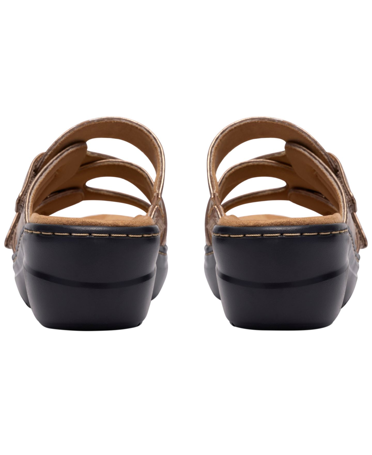 Женские сандалии Clarks Collection Merliah2 Cove Round Toe, цвет: Золотой металлик — фото 6