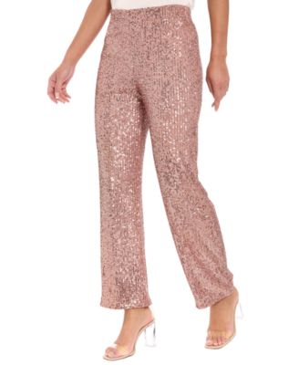 Women's Sequin Pull-On Pants