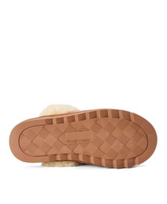 Women's Helena Genuine Suede Scuff House Shoe Slipper