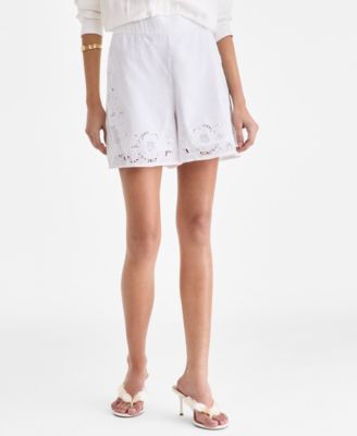 Women's Lace Trim Shorts