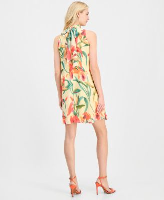 Women's Mock-Neck Shift Dress