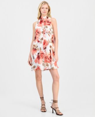 Women's Mock-Neck Shift Dress