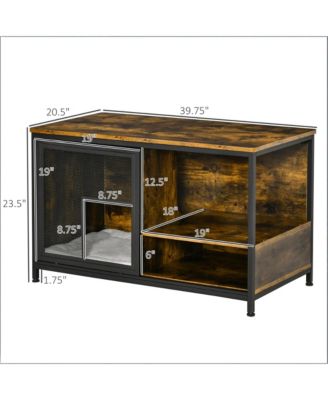 End Table Cat House Wooden Cat House