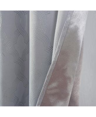 Oliva Gray Jansen Rubber Blackout Grommet Panel - 54x90" Grey