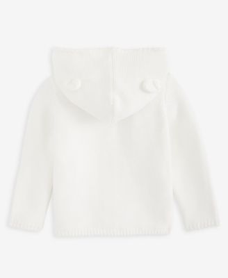 Baby Boys' Hooded Sweater-Knit Cotton Cardigan