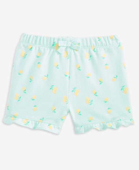 Шорты First Impressions Mix and Match French Terry Lemon Toss Shorts для девочек-малышей