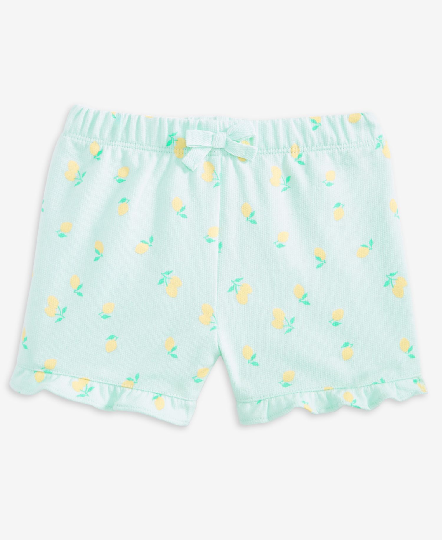 Baby Girls' 3M-24M Mix and Match French Terry Lemon Toss Shorts