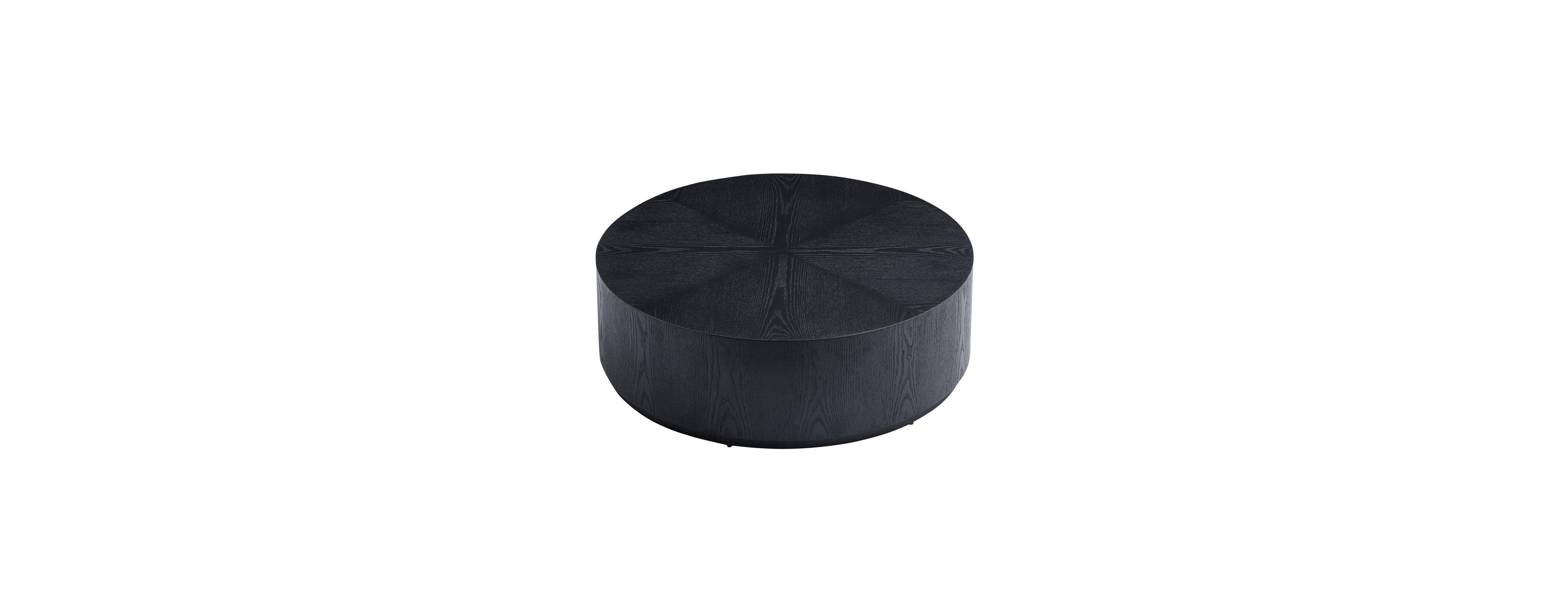 Streamdale Compact Modern Coffee Table with Sturdy Pedestal Base