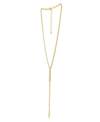 Cubic Zirconia Y Necklace