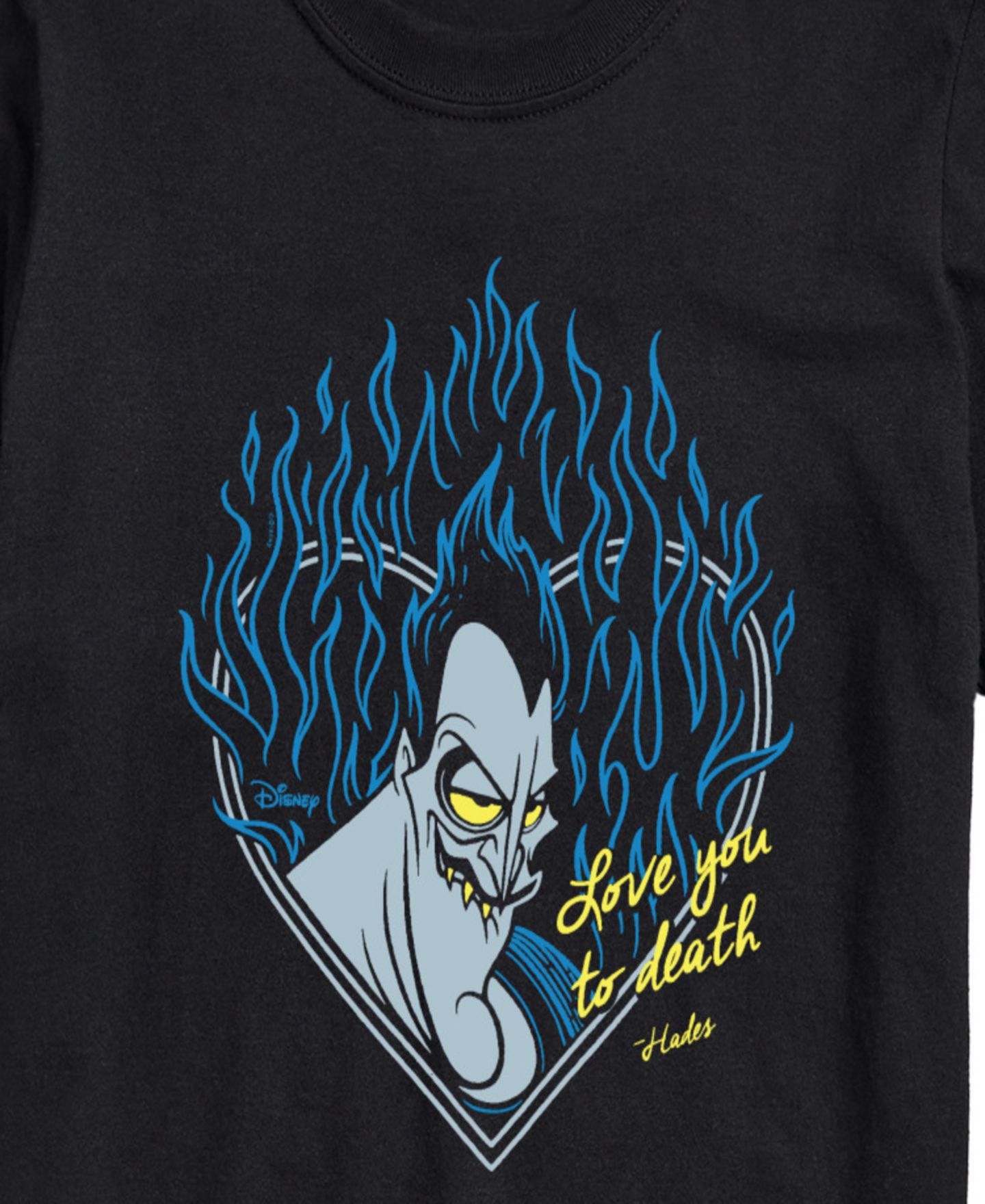 Мужская футболка AIRWAVES Disney Villains Love You To Death Printed Short-Sleeve Graphic, цвет: Чёрный — фото 3