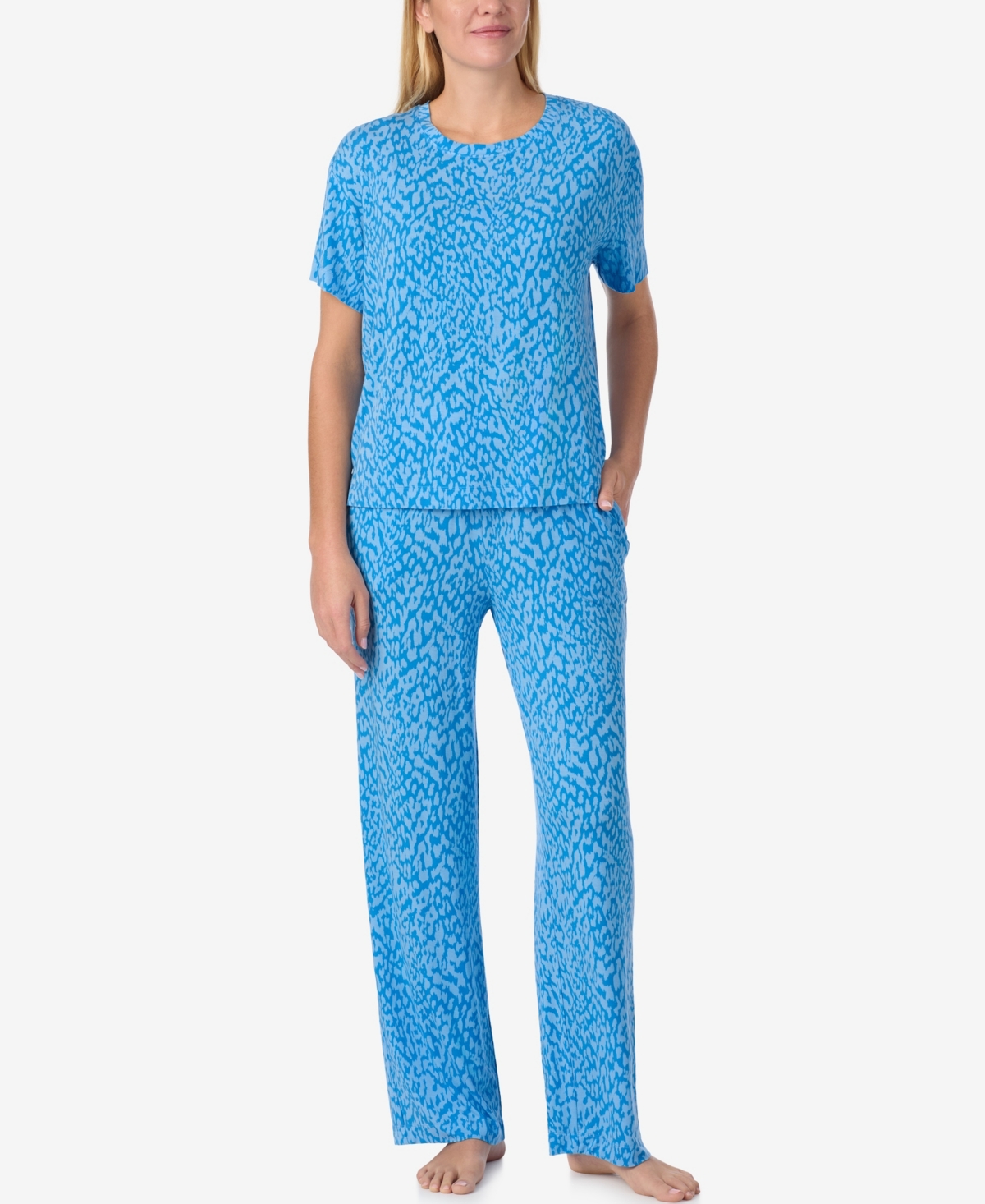 Sanctuary Women's Crewneck T-Shirt & Long Pants, 2-Piece Set