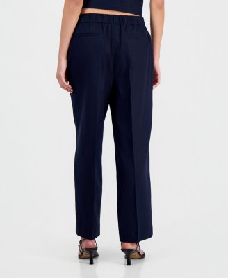 Women's Pull-On Linen-Blend Pants