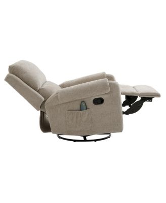 Manual Recliner Massage Chair w/ Side Storage Pocket