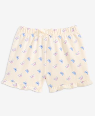 Baby Girls' 3M-24M Mix and Match French Terry Butterfly-Print Shorts