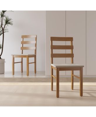  Solid wood dining set: 5 pieces, 1 table + 4 chairs