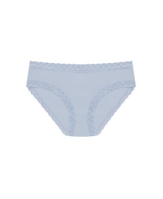 Bliss Lace-Trim Cotton Brief Underwear 3-Pack 156058MP