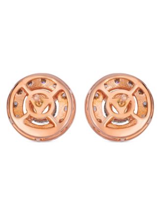 Nude Diamond (0.96 ct. t.w.) Earrings in 14k Strawberry Gold