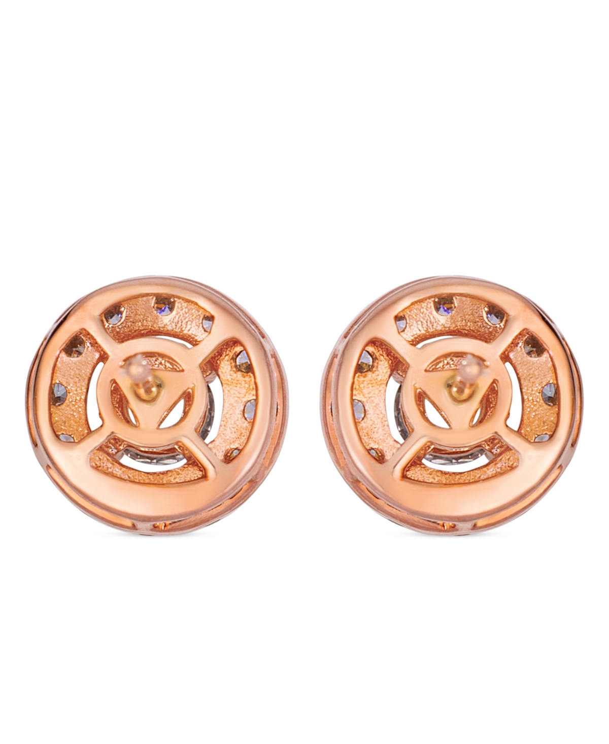 Le Vian Nude Diamond (0.96 ct. t.w.) Earrings in 14k Strawberry Gold