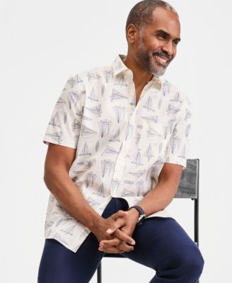 Men's Poplin Short-Sleeve Shirt