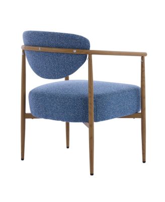 fabric dining/living/bedroom chair (2 sets) with foam, metal frame