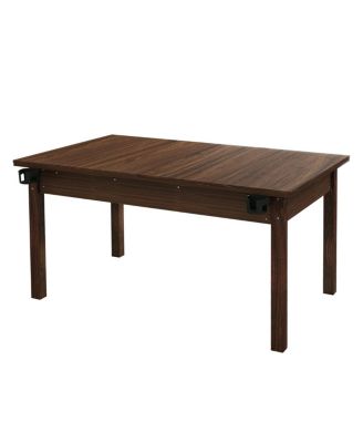 63"x40" Board Game Table w/Removable Top for 4-6 Players, Dining/Gaming Table