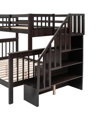 Stairway  Bunk Bed with Storage
