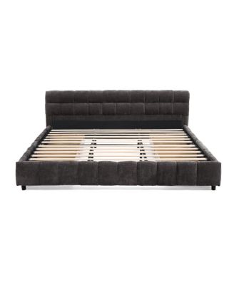  California King Upholstered Bed with Storage Drawer