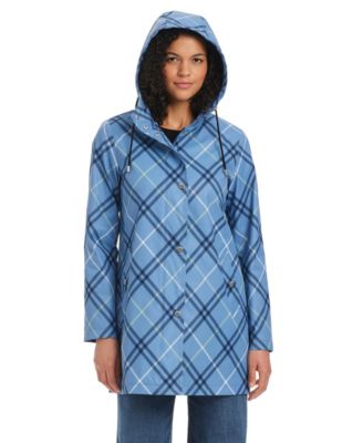 Women's Hooded Aline Water-Resistant Coat