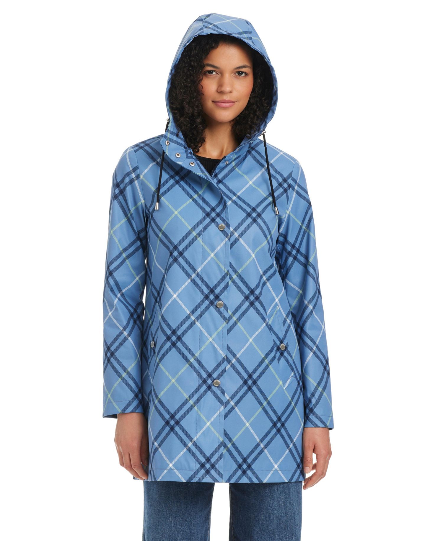 Women's Hooded Aline Water-Resistant Coat