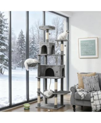 80" Tall Multi-Level Cat Tree Tower
