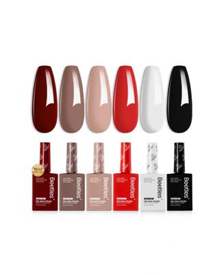 Fall Winter Gel Nail Polish Set 6 Colors