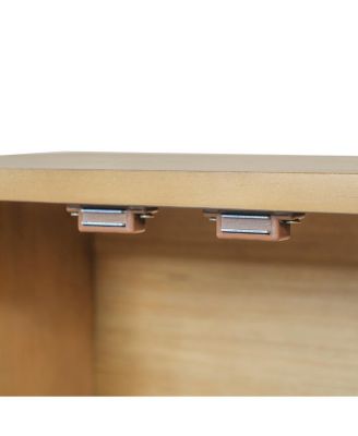 Vintage Sideboard Buffet Cabinet, 56.8" W, 4-Door Storage