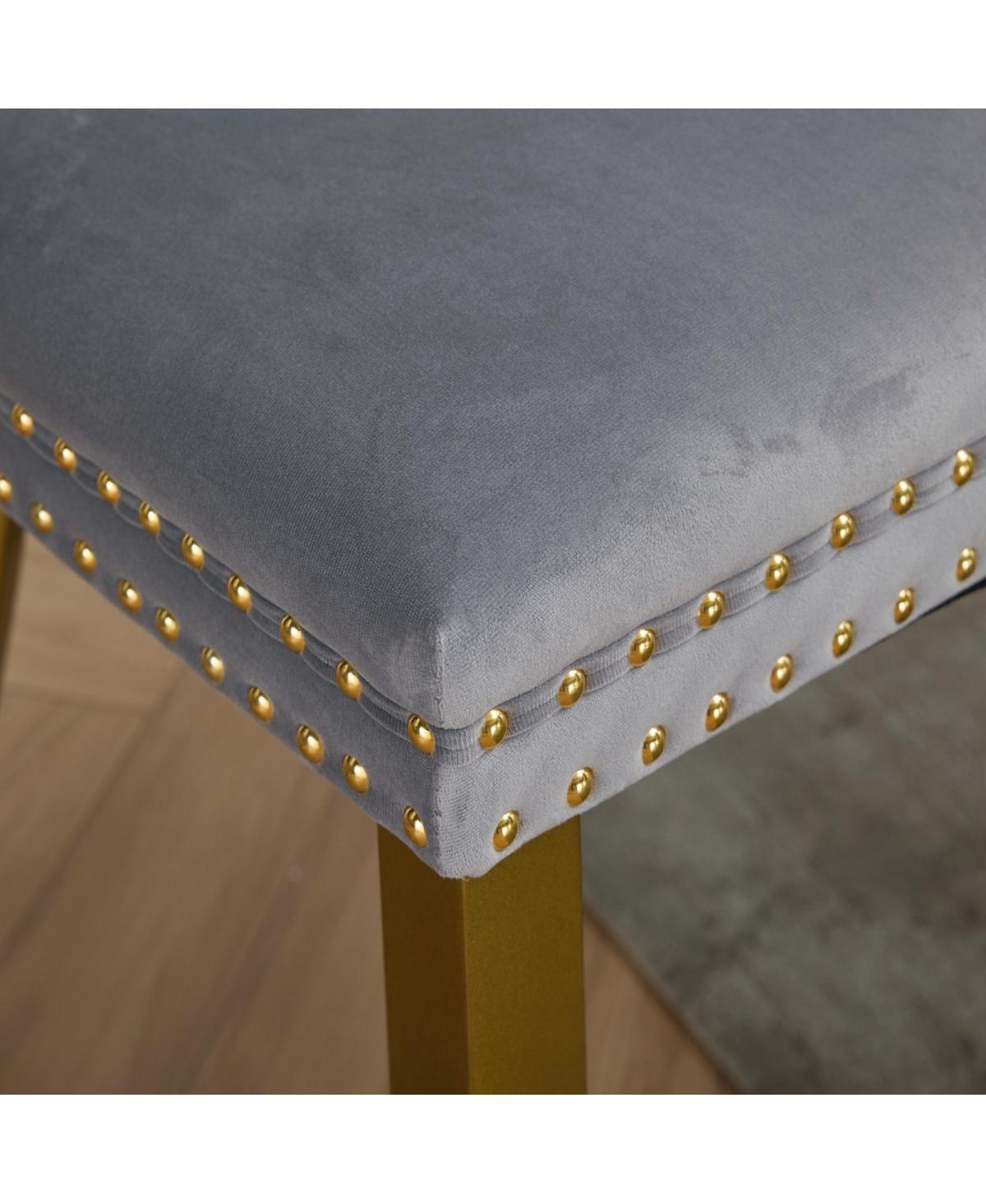 Streamdale Furniture Nikki Collection Modern Velvet Dining Chair