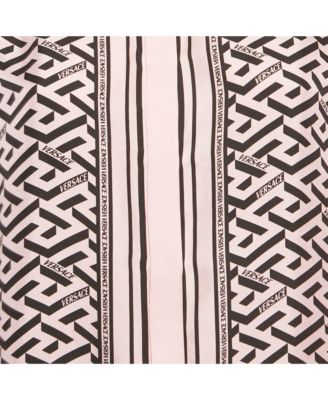 Women's Pink Print Silk Full Sleeve Shirt