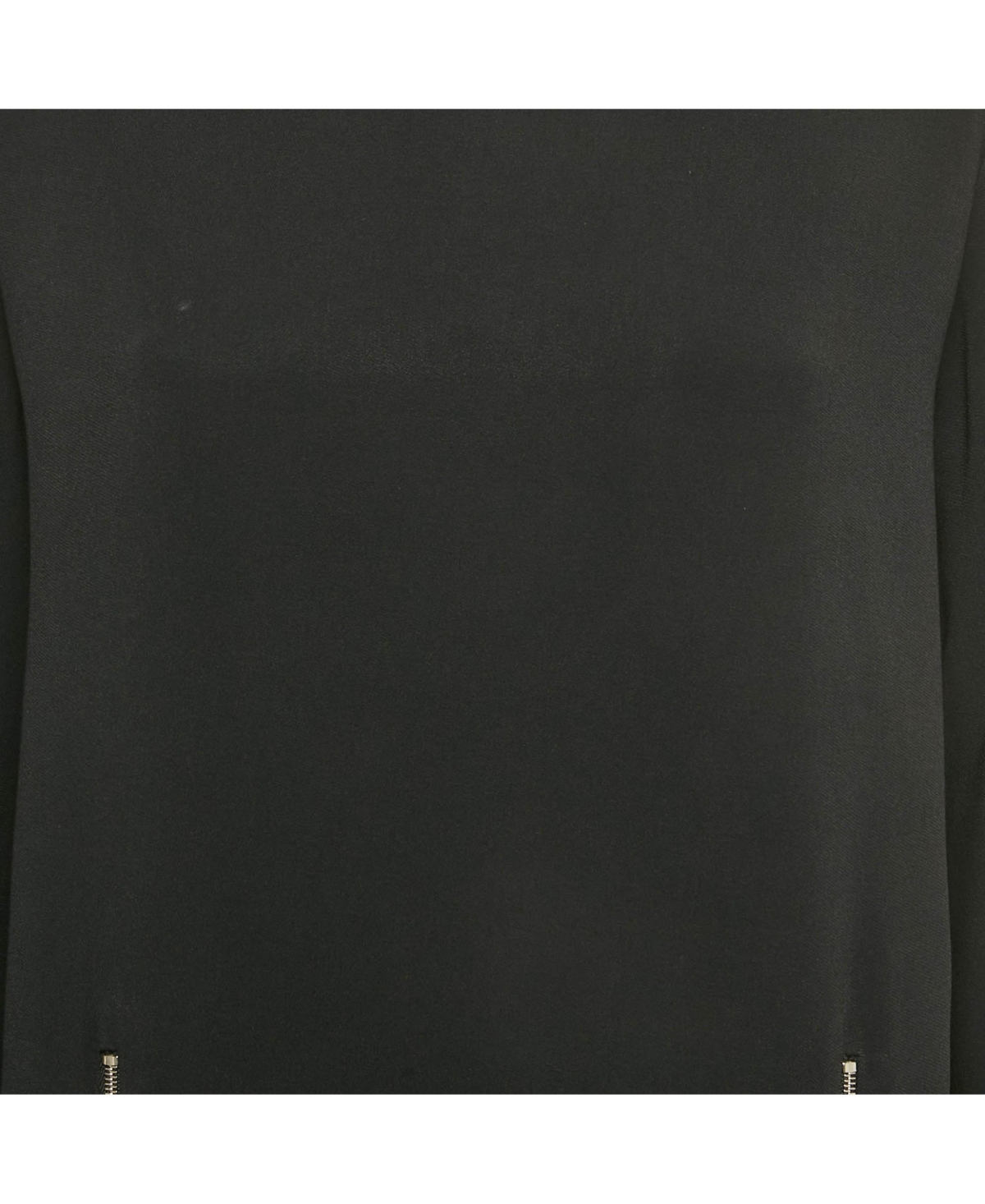 Pre-Owned Stella Mccartney Women's Black Crepe Long Sleeve Blouse