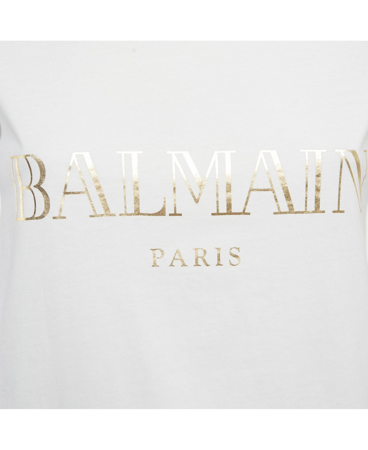Pre-Owned Balmain Women's White Logo Print Jersey Sleeveless T-Shirt