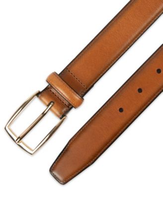 Men's Luxury Pebbled Leather Belt