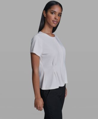 Women's Cut and Sew Crew Neck Top