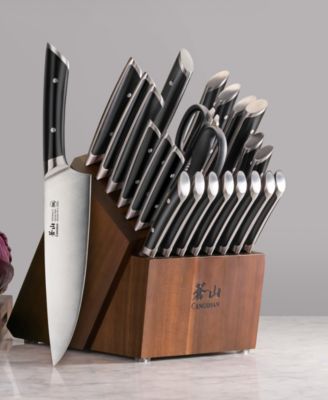 Helena Series Steel 23-Pc. Knife Block Set