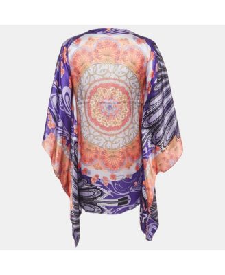Women's Collection Multicolor Silk Kaftan Tunic