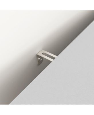  Modern 8-Drawer Dresser, 47.2" Wide White Wood Chest with Gold Handles